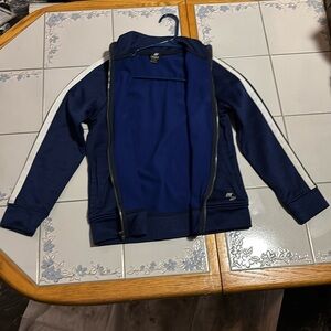 Play sport large blue with white stripe sports jacket
